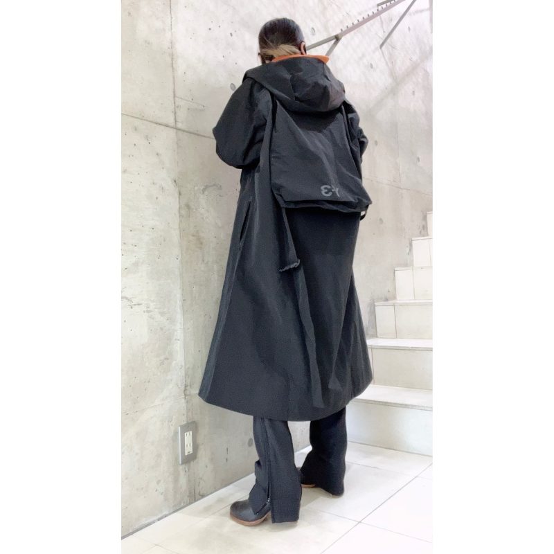 Y-3  W CL DORICO NYLN HOOD TRENCH
